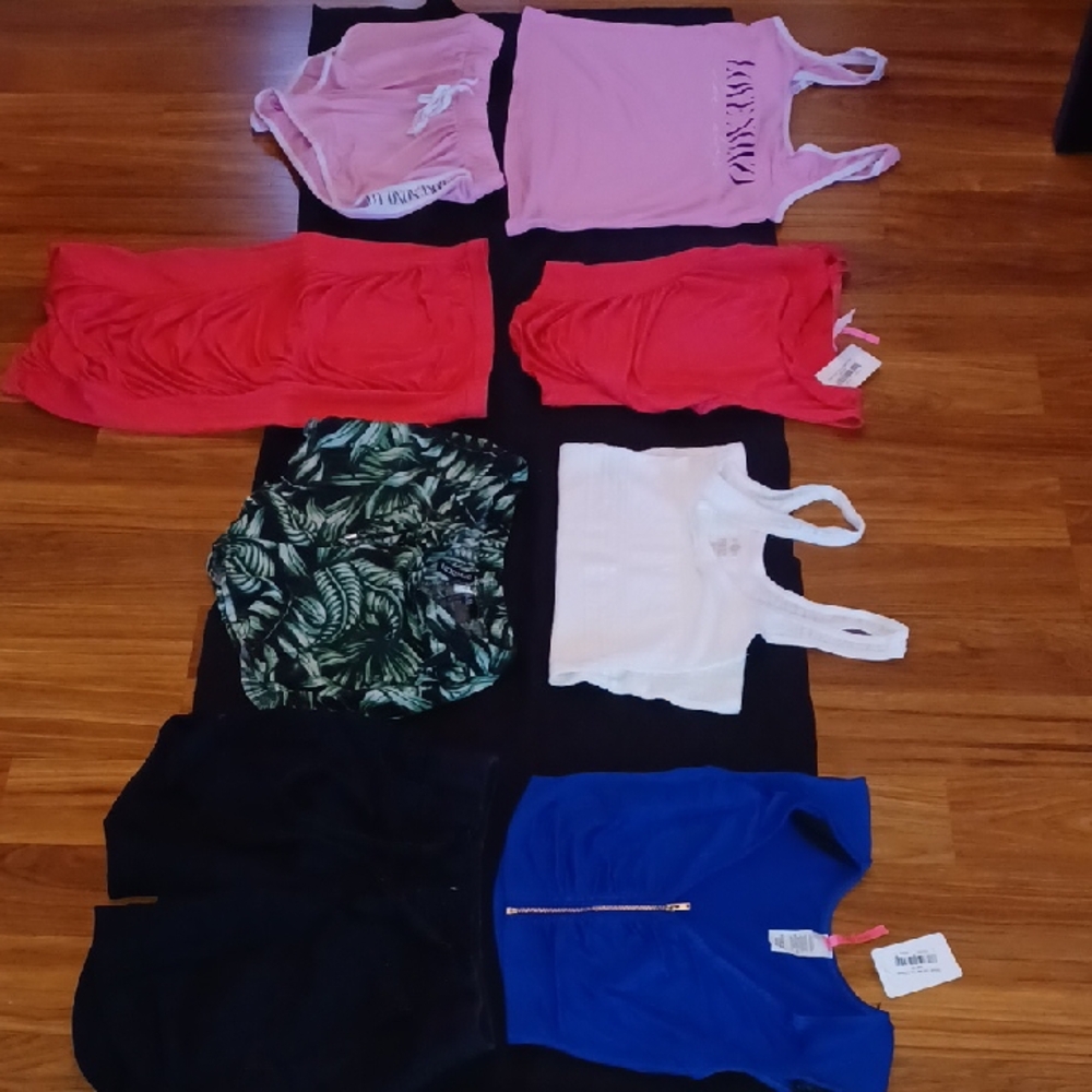 Assorted Women's Tops and Shorts